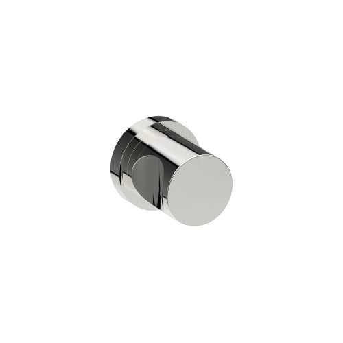 MIA Door Handles on Ø52mm Rose (Latch/Lock Sold Separately) in Polished Stainless Steel