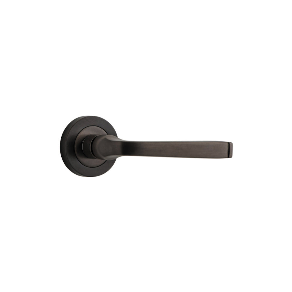Door Lever Annecy Round Rose Pair Signature Brass D52xP65mm
(Latch/Lock Sold Separately) in Signature Brass