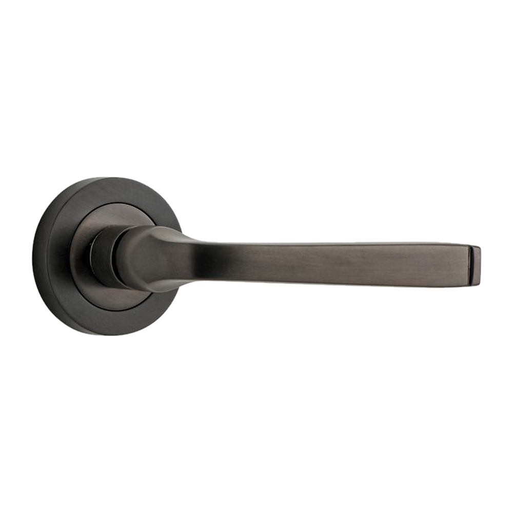 Door Lever Annecy Round Rose Pair Signature Brass D52xP65mm
(Latch/Lock Sold Separately) in Signature Brass