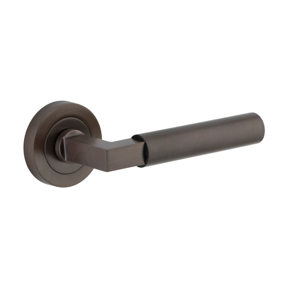 Door Lever Berlin Rose Pair Signature Brass (Latch/Lock Sold Separately) in Signature Brass