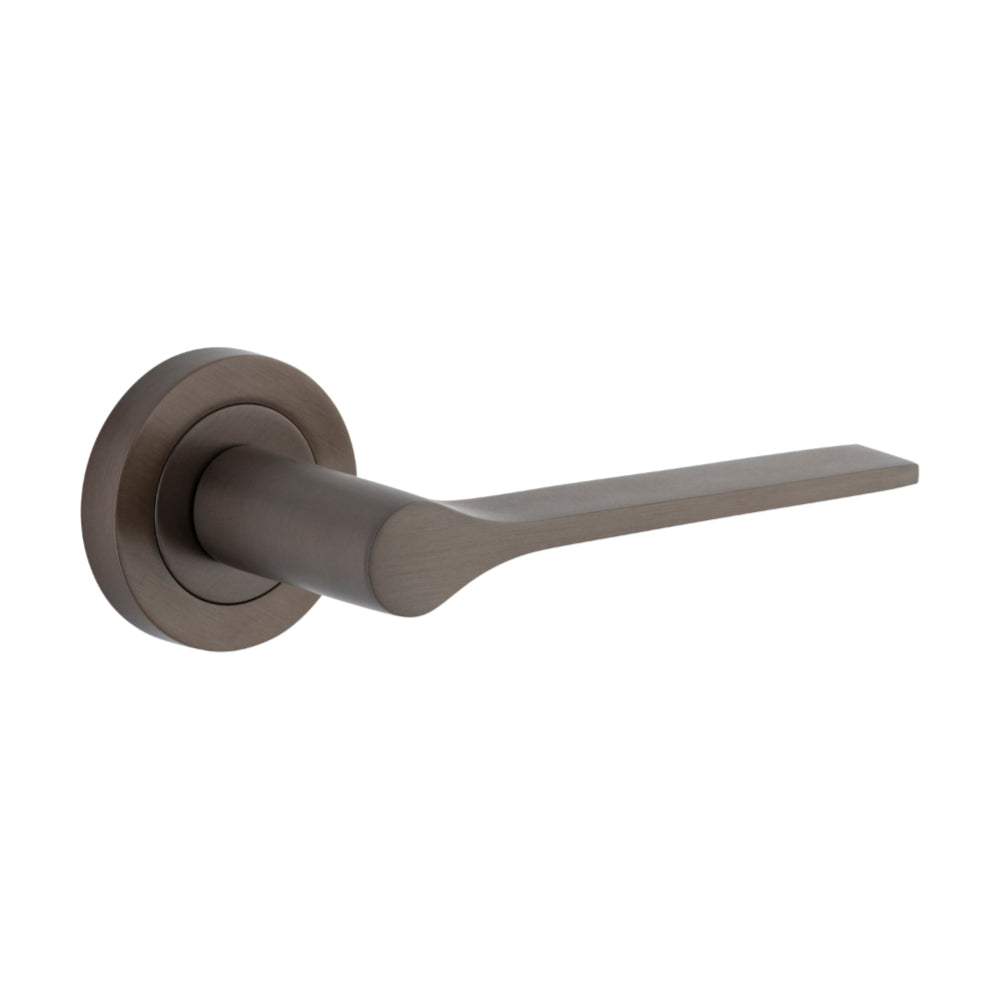 Door Lever Como Round Rose Pair Signature Brass D52xP58mm
(Latch/Lock Sold Separately) in Signature Brass
