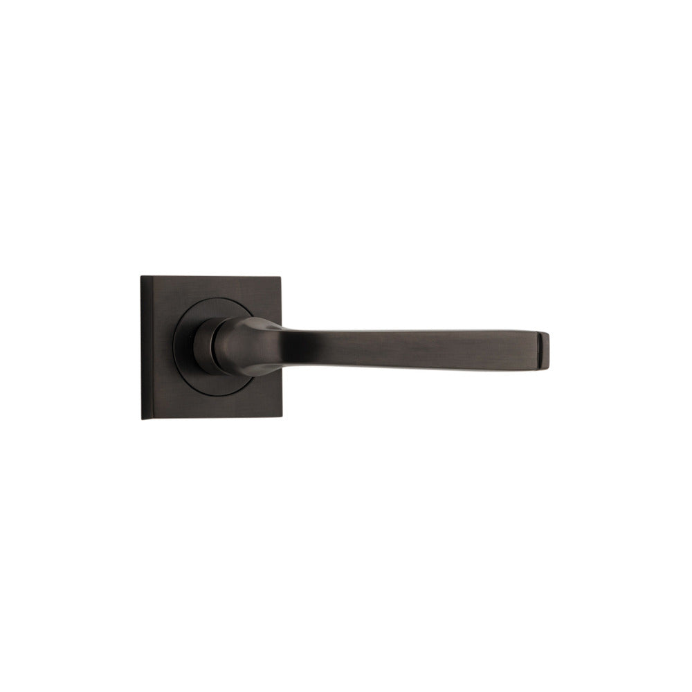 Door Lever Annecy Square Rose Pair Signature Brass H52xW52xP65mm
(Latch/Lock Sold Separately) in Signature Brass