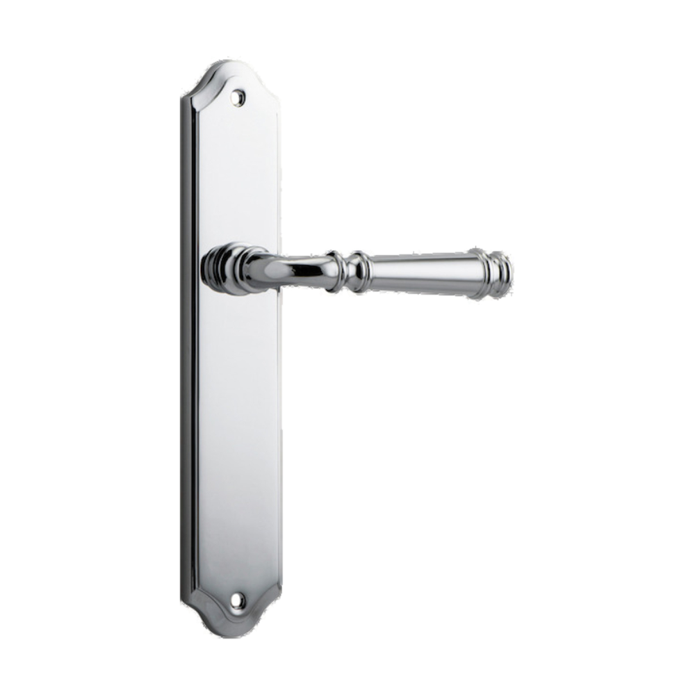 Door Lever Verona Shouldered Latch Polished Chrome H237xW50xP59mm in Polished Chrome