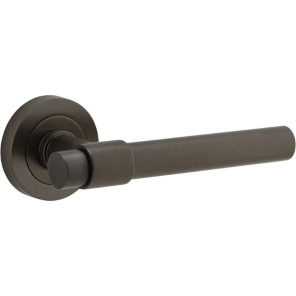 Door Lever Helsinki Round Rose Signature Brass D52xP44mm
(Latch/Lock Sold Separately) in Signature Brass