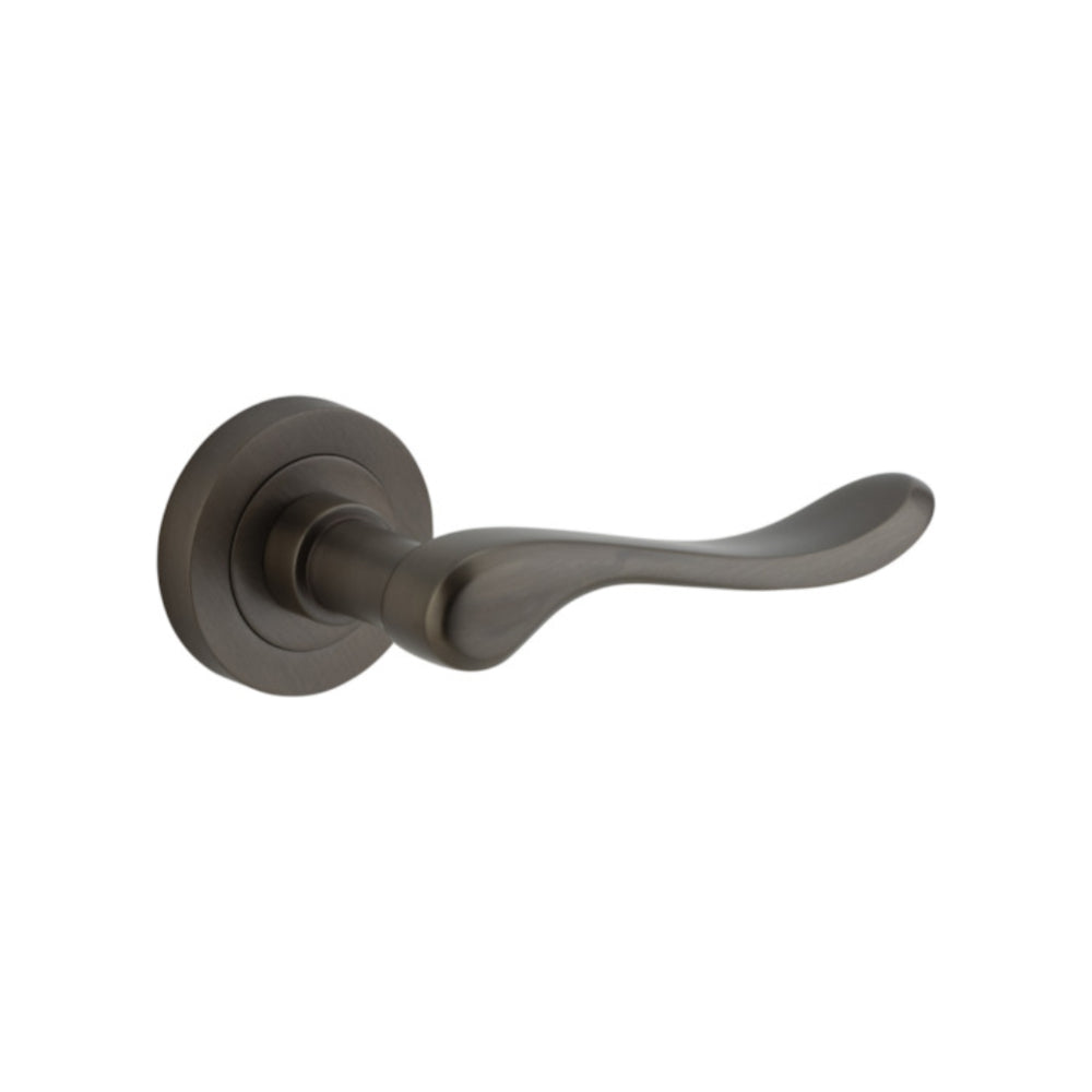 Door Lever Stirling Round Rose Signature Brass D52xP64mm
(Latch/Lock Sold Separately) in Signature Brass