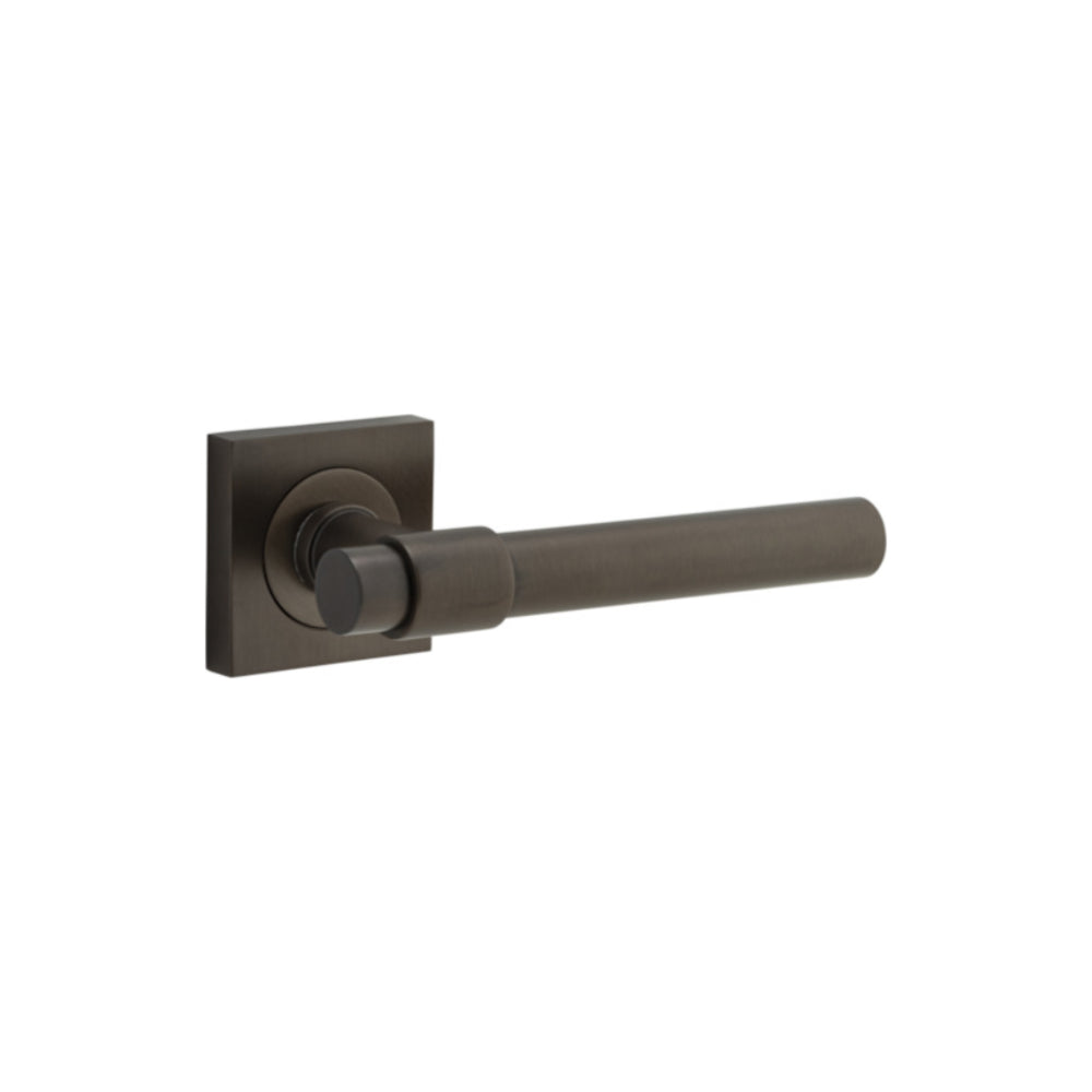 Door Lever Helsinki Square Rose Signature Brass H52xW52xP44mm
(Latch/Lock Sold Separately) in Signature Brass