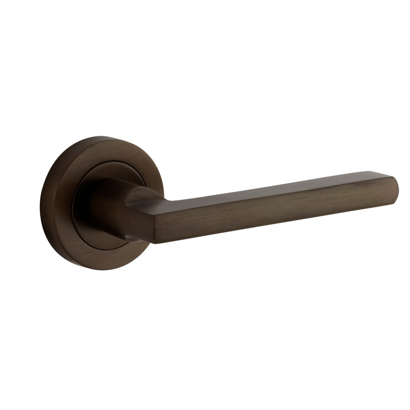 Door Lever Baltimore Round Rose Pair Signature Brass D52xP58mm
(Latch/Lock Sold Separately) in Signature Brass
