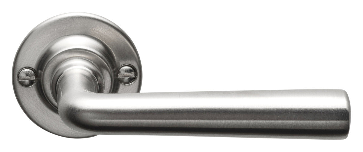 TIMELESS 1925GRR50 sprung lever handle on rose satin nickel in Satin Nickel
