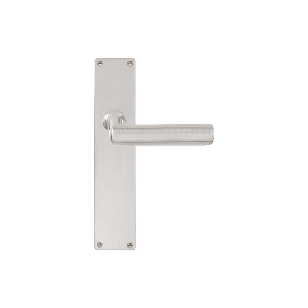 TIMELESS 1929MPSFC unsprung lever handle on blank plate satin nickel in Satin Nickel