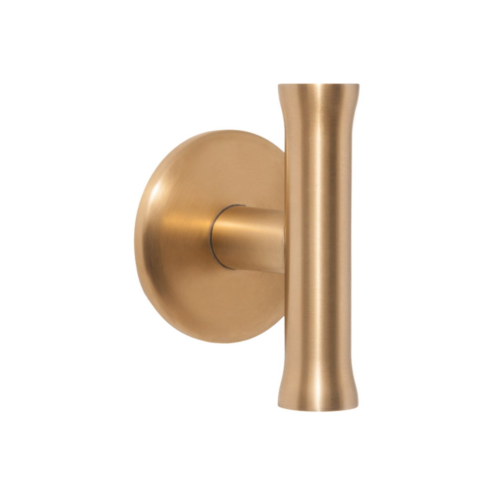 NOUR EV200V fixed front door knob PVD satin gold in Satin Gold PVD