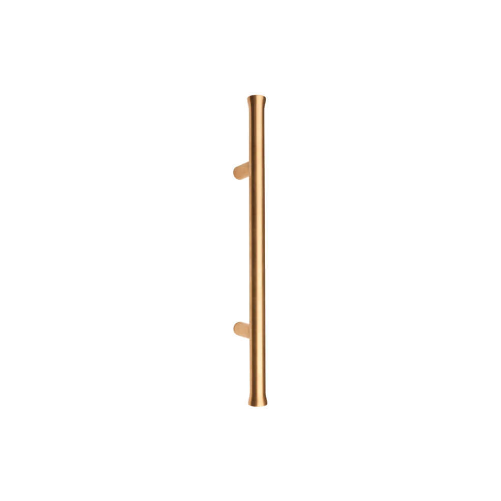 NOUR EV365 PA pull handle with back-to-back fixing PVD satin gold in Satin Gold PVD