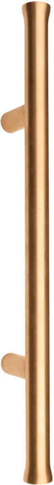 NOUR EV365ZL PA pull handle without logo with back-to-back fixing PVD satin gold in Satin Gold PVD