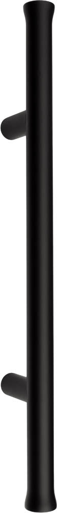 NOUR EV365ZL PA pull handle without logo with back-to-back fixing satin black in Satin Black
