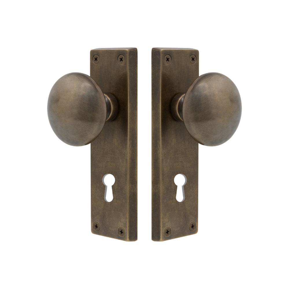 Victorian Knob Lock in Oil Rubbed Bronze