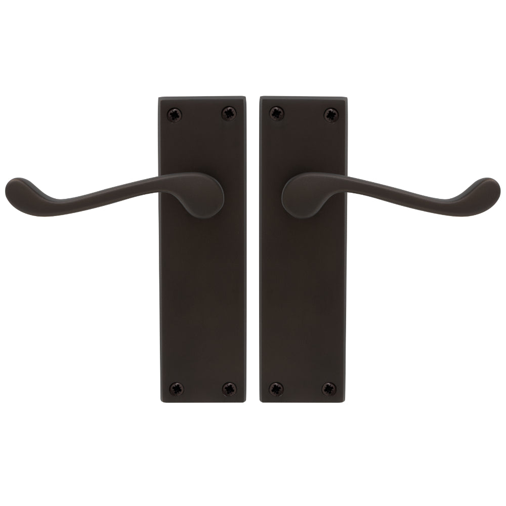 York Square Longplate - Blank in Vintage Bronze