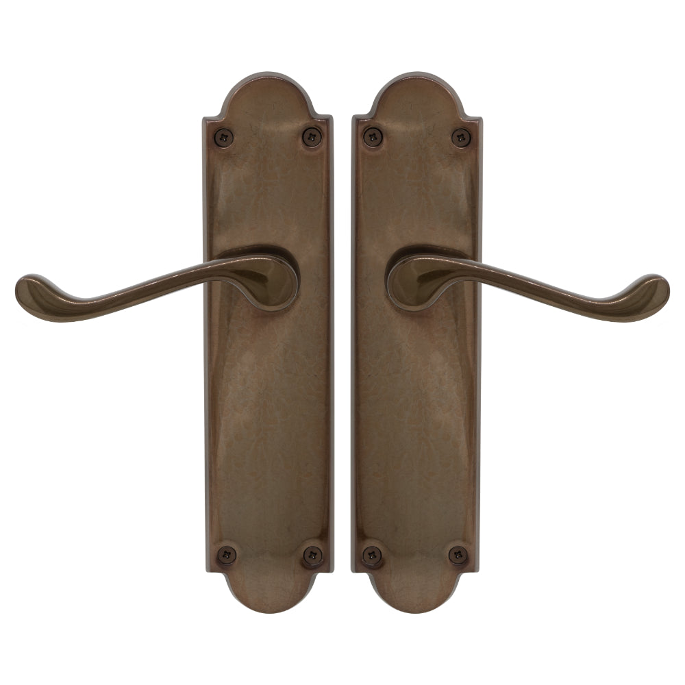Victorian Lever Latch in Antique Bronze