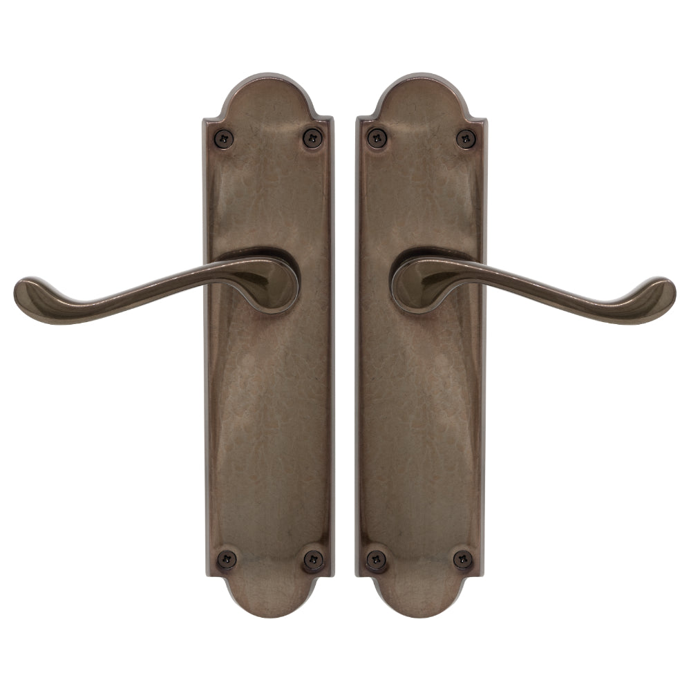 Victorian Lever Latch in Natural Bronze