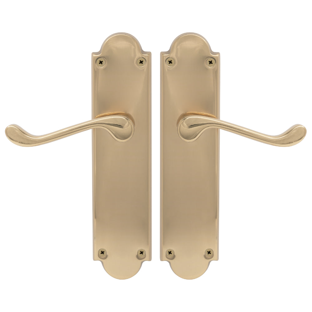 Victorian Lever Latch in Unlacquered Brass