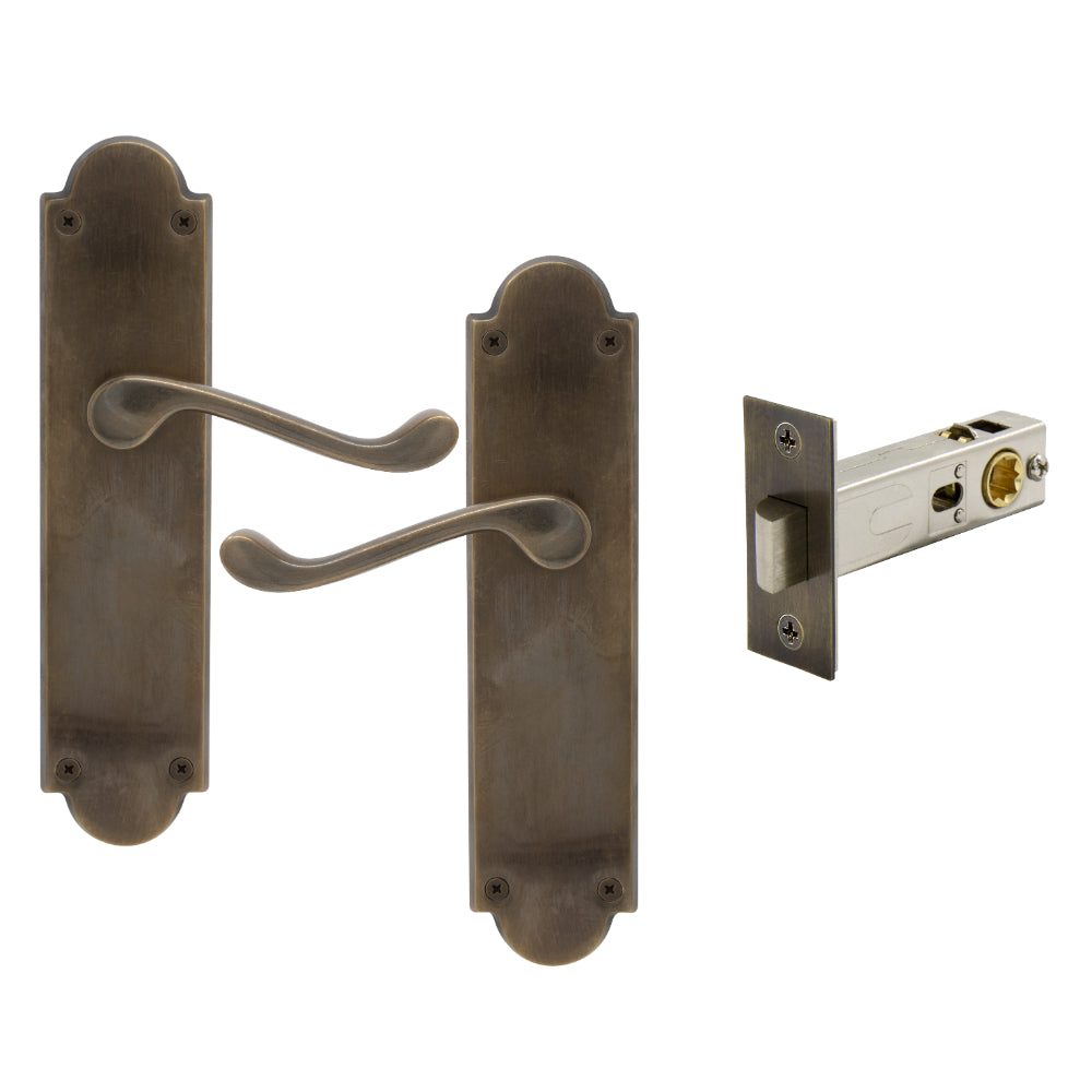 York Victorian Longplate - Passage Set in Oil Rubbed Bronze