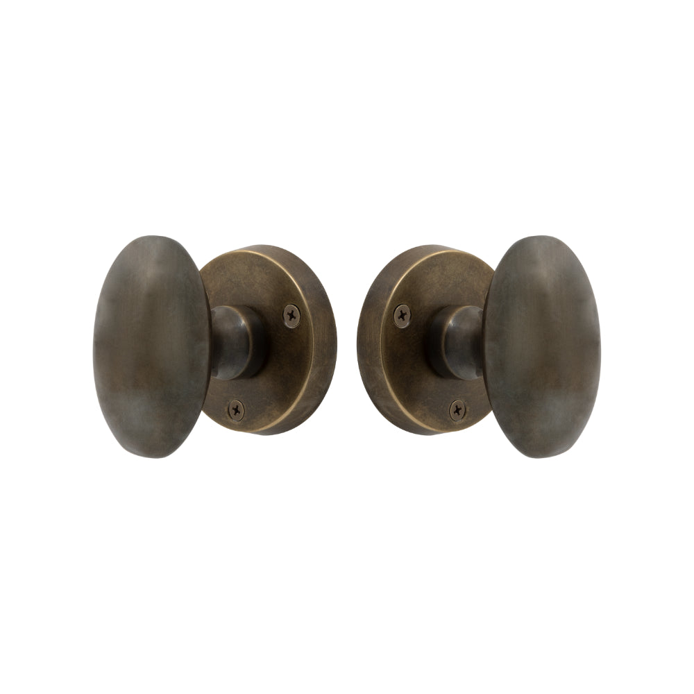 Knob Latch Oval in Oil Rubbed Bronze