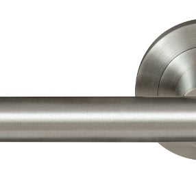Charleston Round Rose Passage Set in Brushed Nickel
