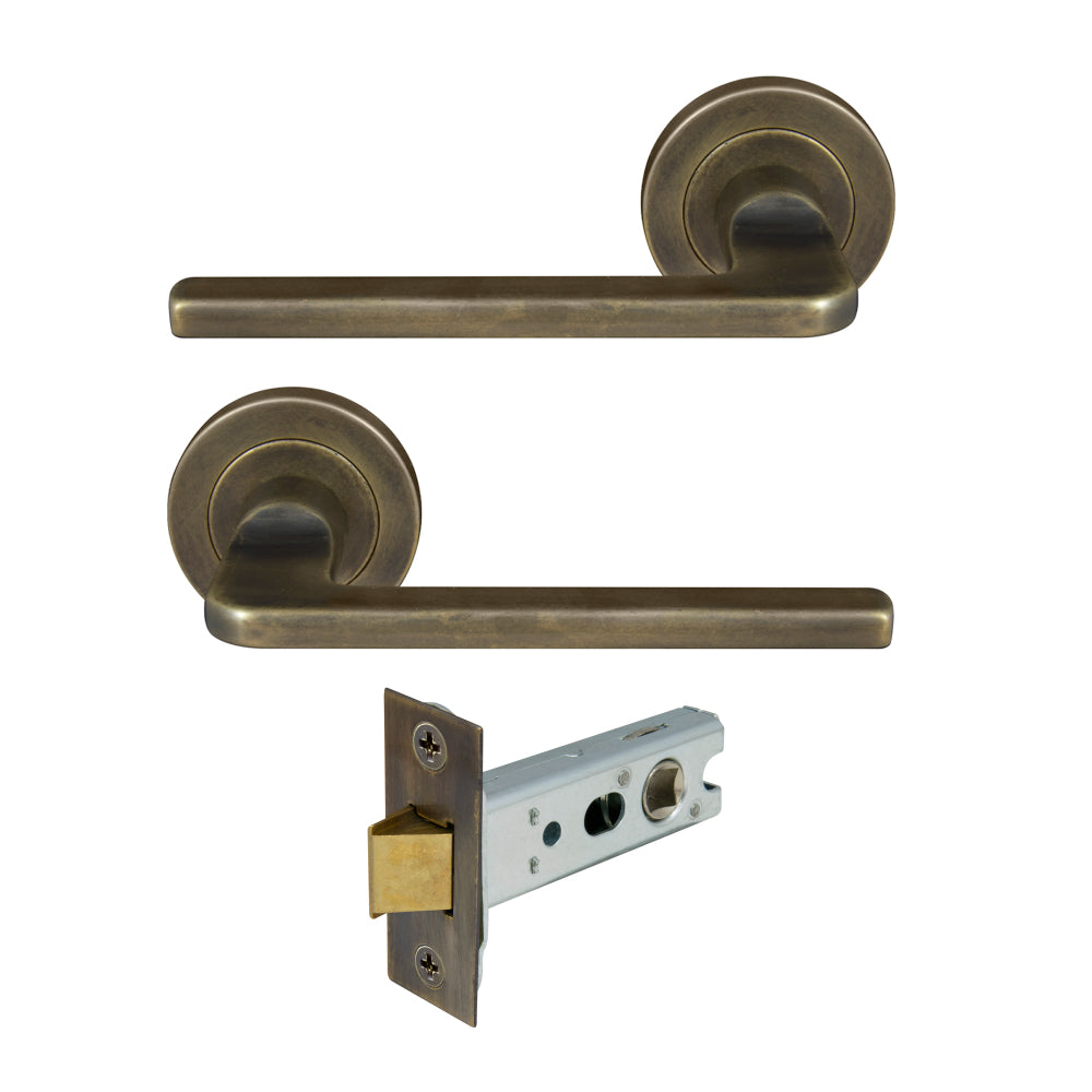 Chalet Round Rose Passage Set in Oil Rubbed Bronze