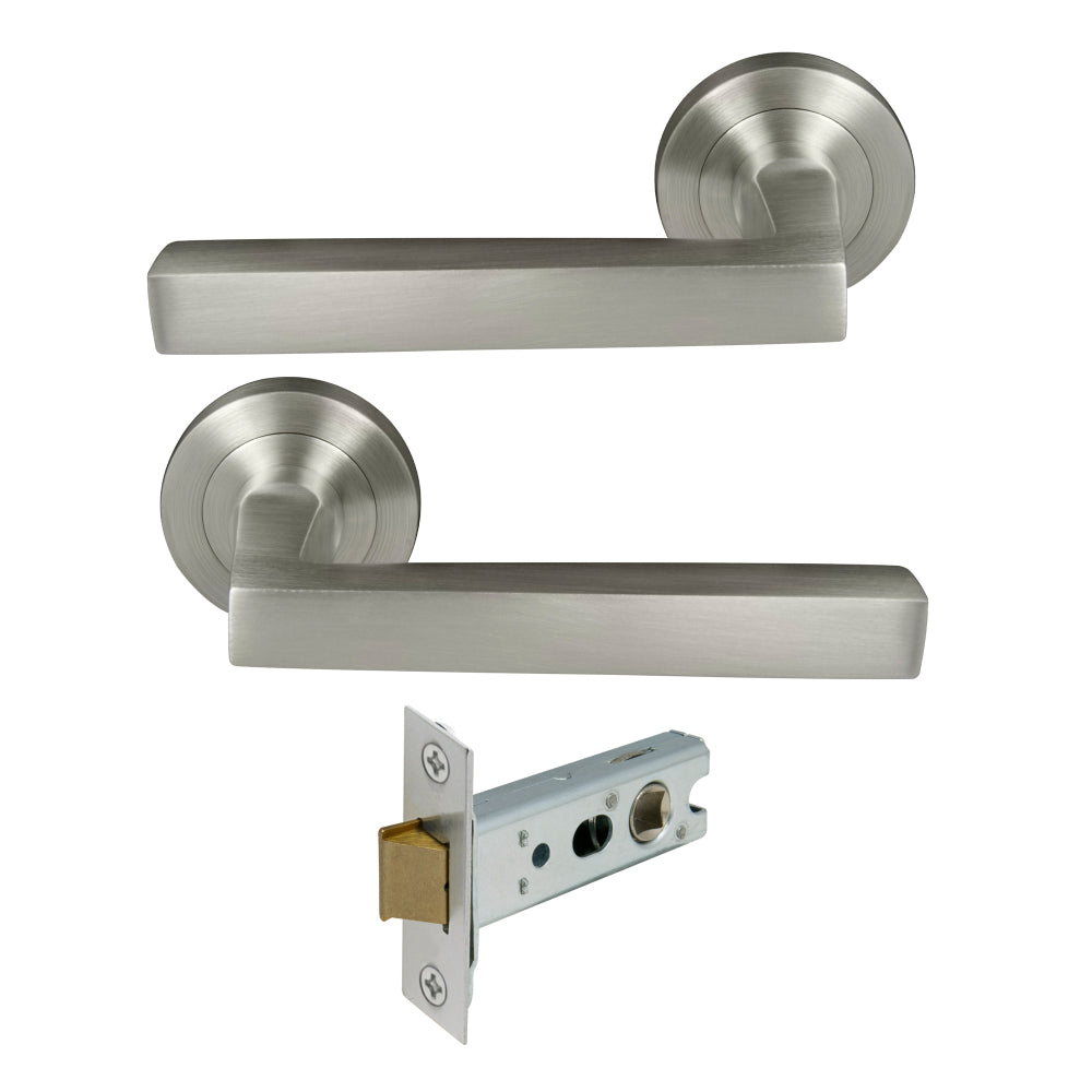 Windsor FEDERAL Passage Set — Brushed Nickel