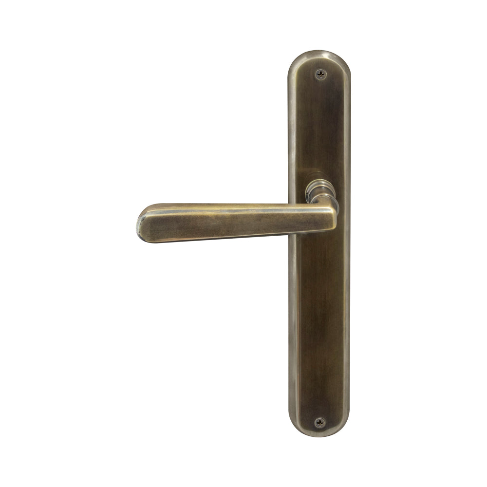 Villa Longplate Oval Dummy Lever - RH in Oil Rubbed Bronze