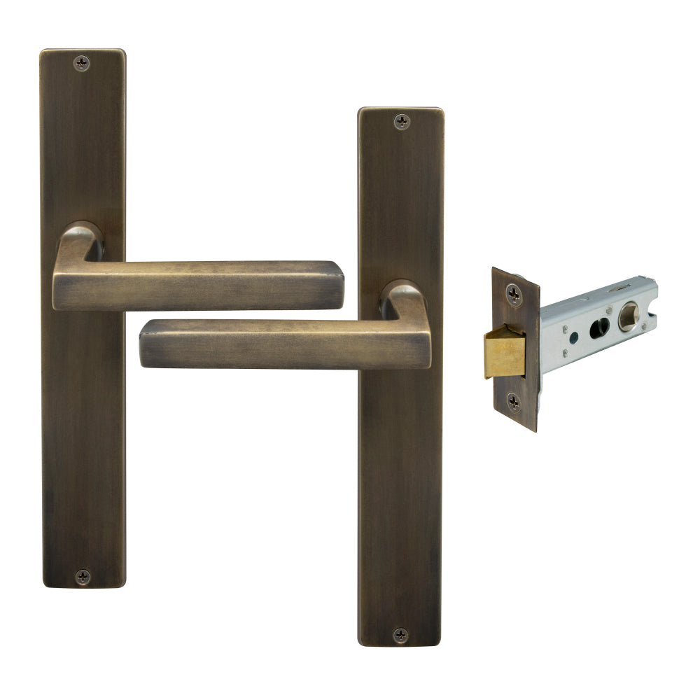 Federal Longplate Square Passage Set in Oil Rubbed Bronze