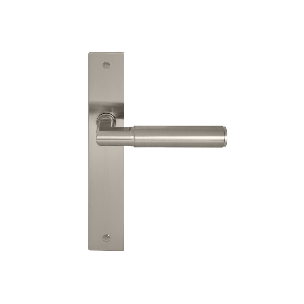 NIDO - Sona Backplate Dummy Lever LH in Brushed Nickel