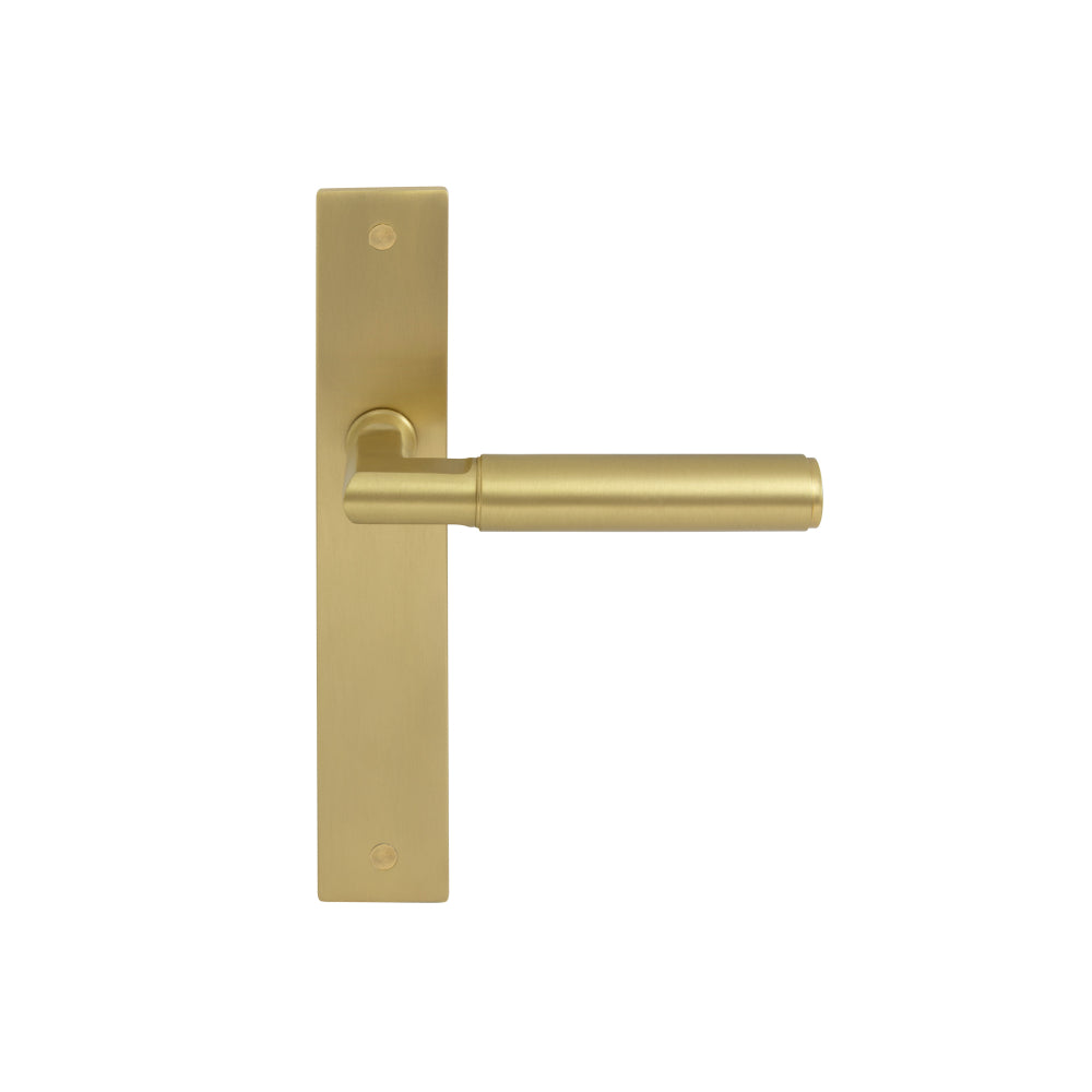 NIDO - Sona Backplate Dummy Lever LH in Matt Satin Brass