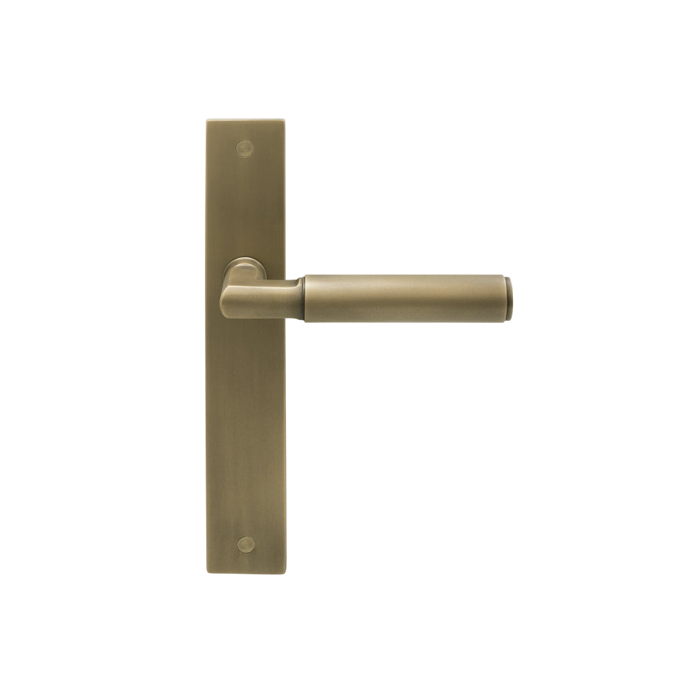 NIDO - Sona Backplate Dummy Lever LH in Roman Brass