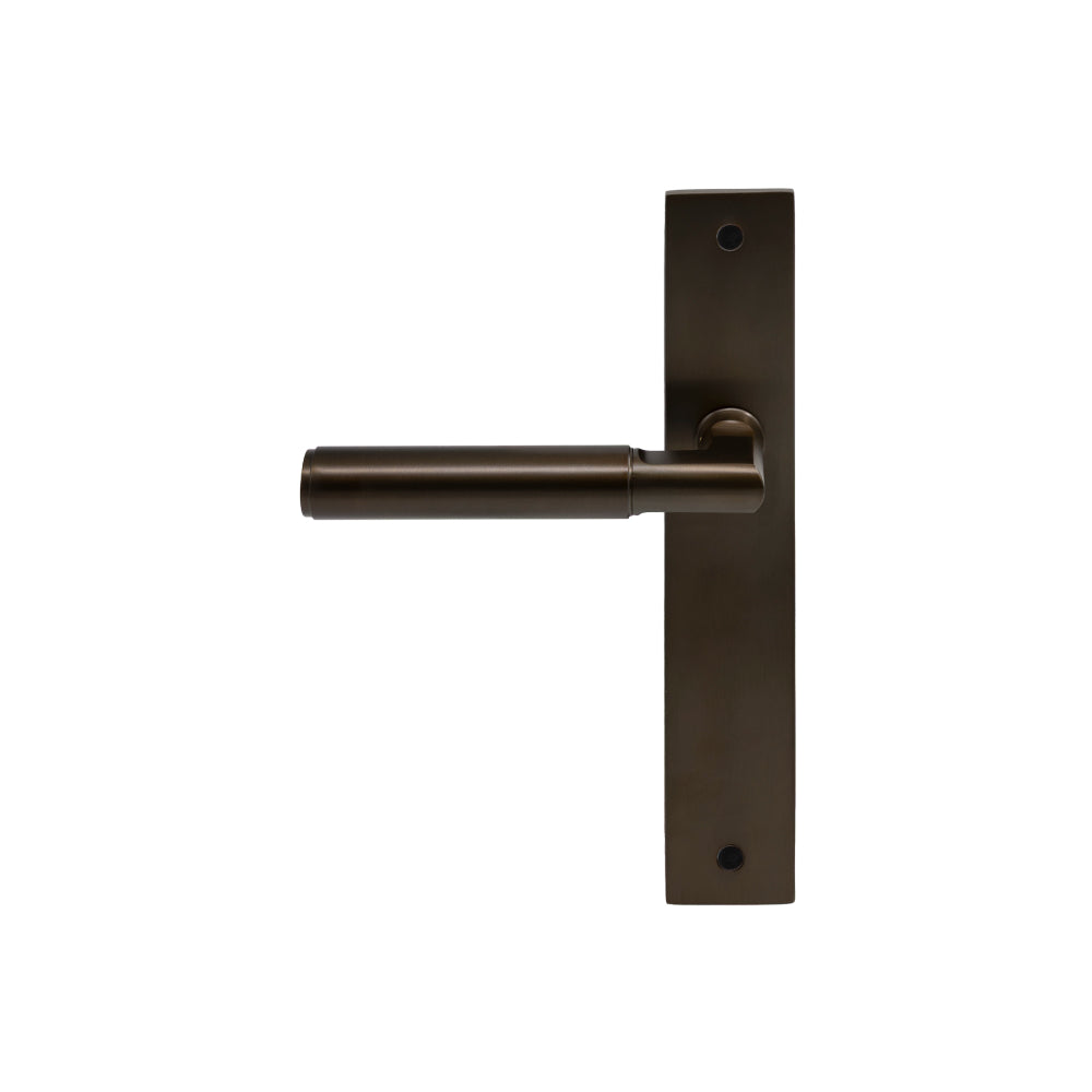 NIDO - Lumina Longplate Dummy Lever RH - Plain in Cocoa Bronze