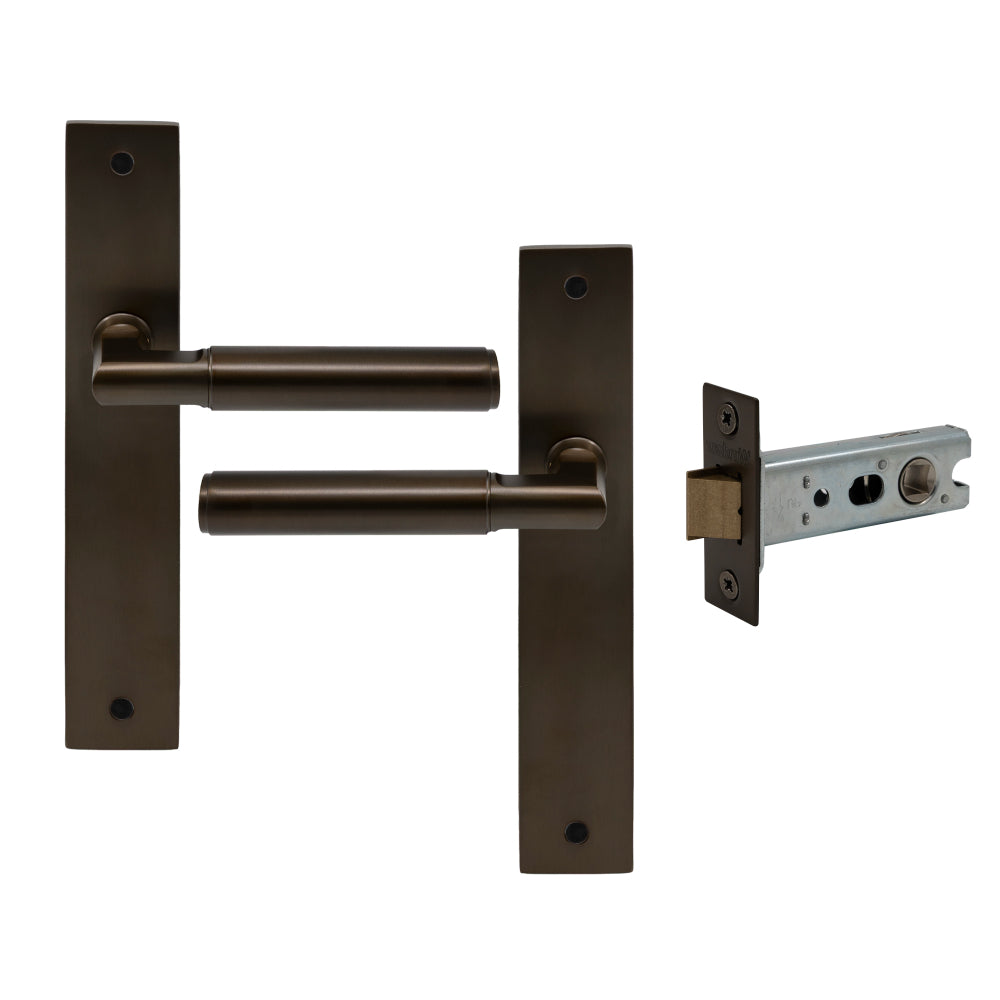 NIDO - Lumina Longplate Passage Set - Plain in Cocoa Bronze
