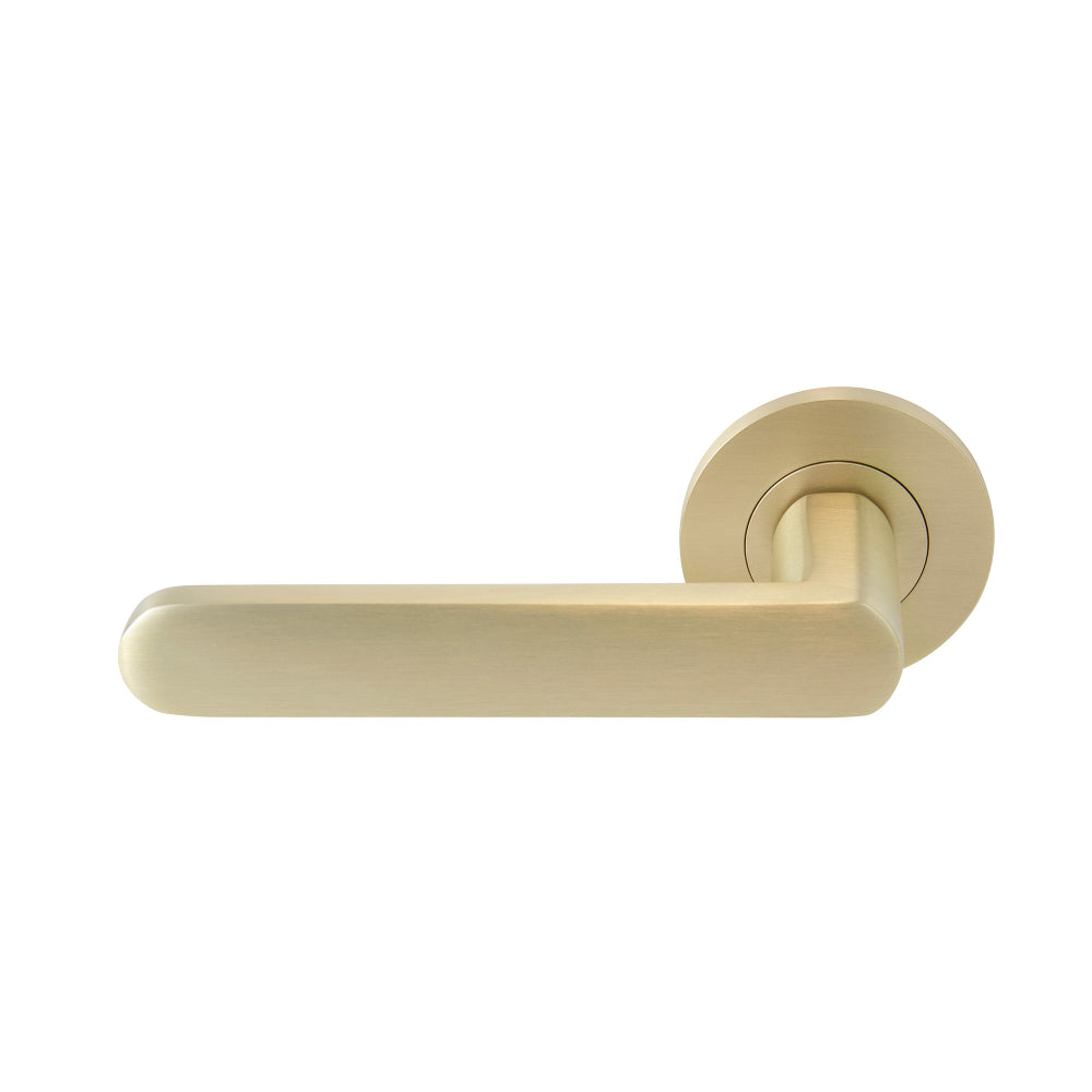 NIDO - Modella Rose Dummy Lever in Unlacquered Satin Brass
