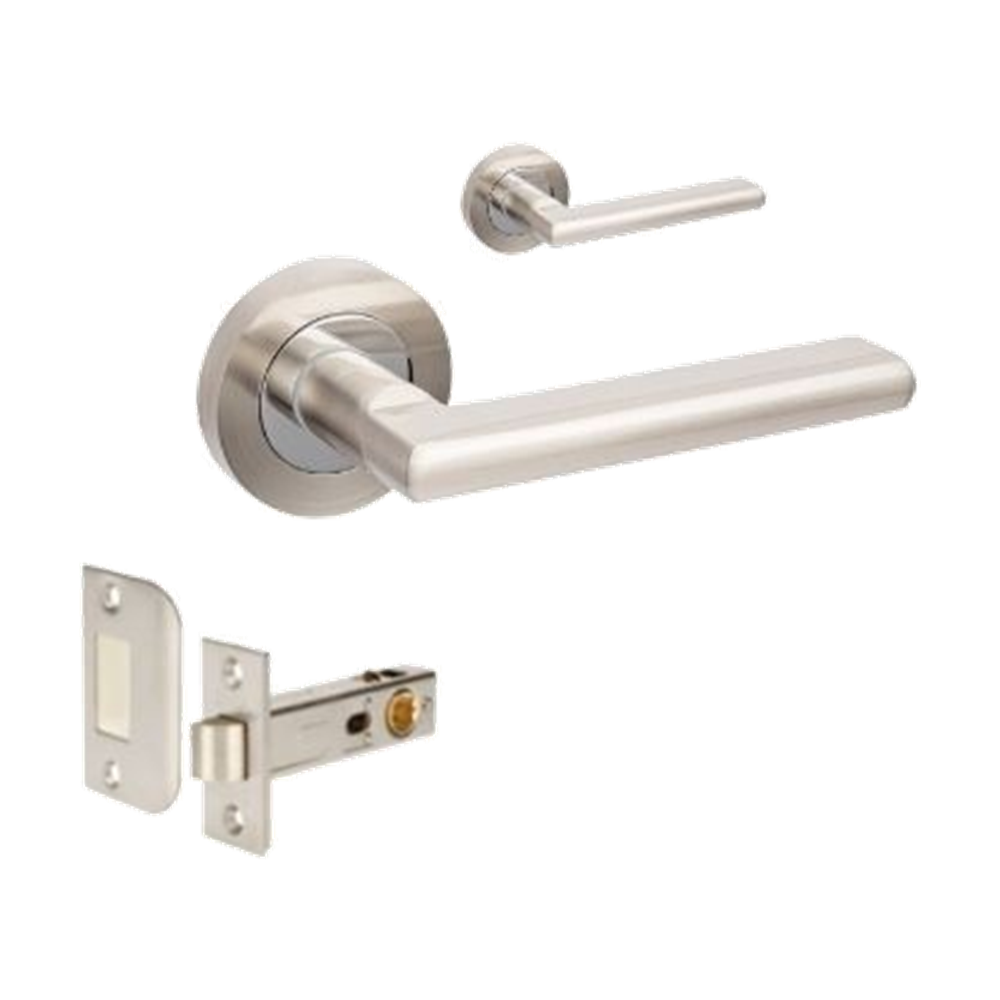 Epic Passage Set, Includes 1131 Latch in Brushed Nickel / Chrome Plated