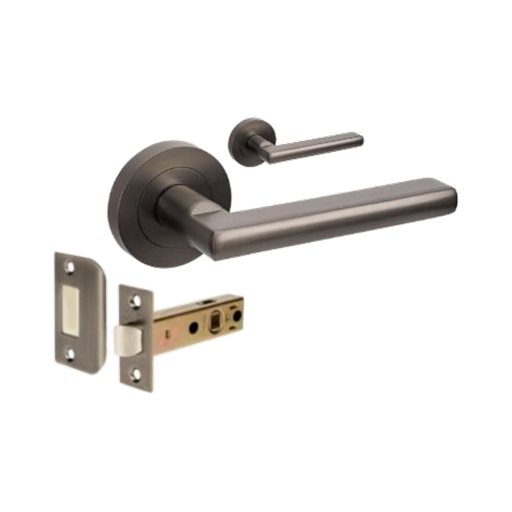 Epic Passage Set, on 54mm Rose, includes 1131 Latch in Graphite Nickel
