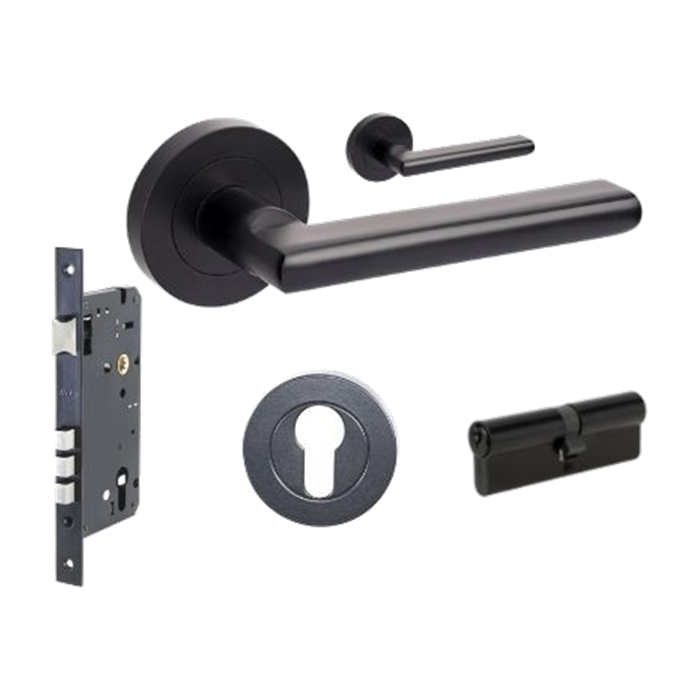 Epic Entrance Set - includes 10020, 1143, 9035 & 1147 (70mm Key/Key) in Black