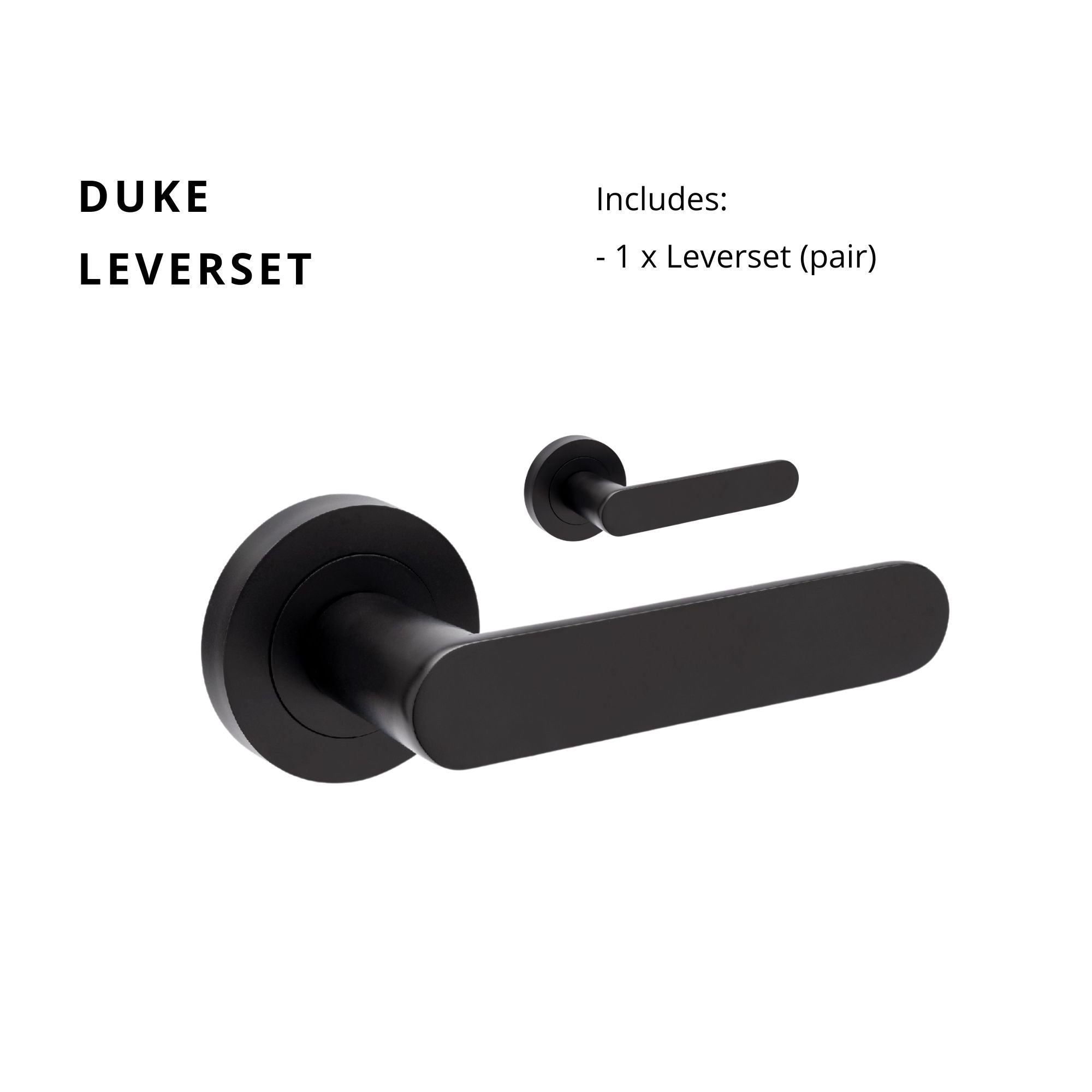 Duke Lever Set in Black