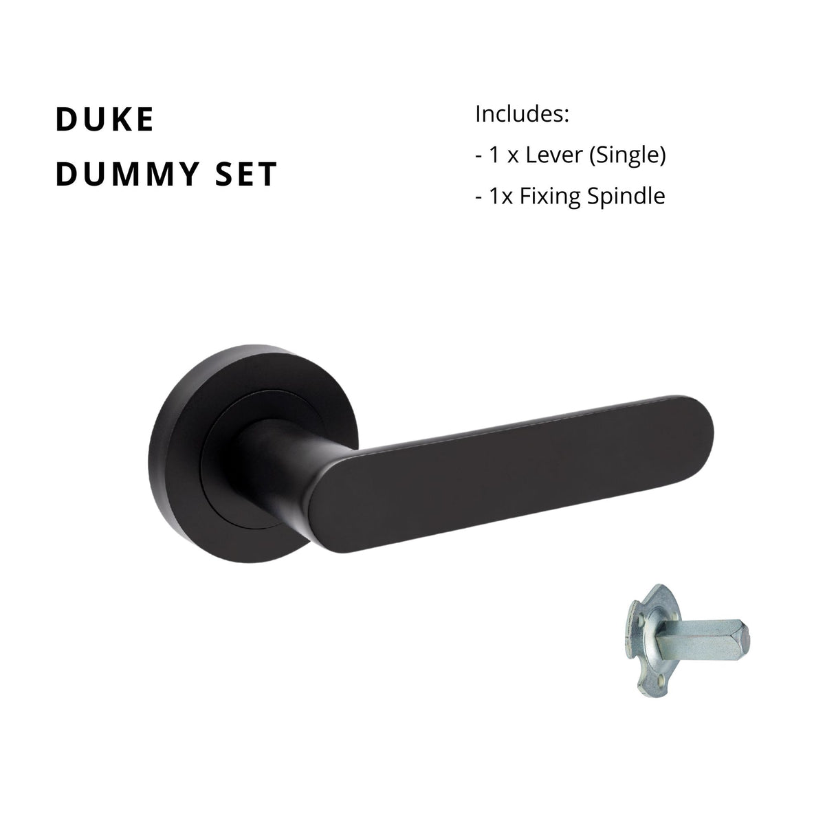 Duke Dummy Set in Black