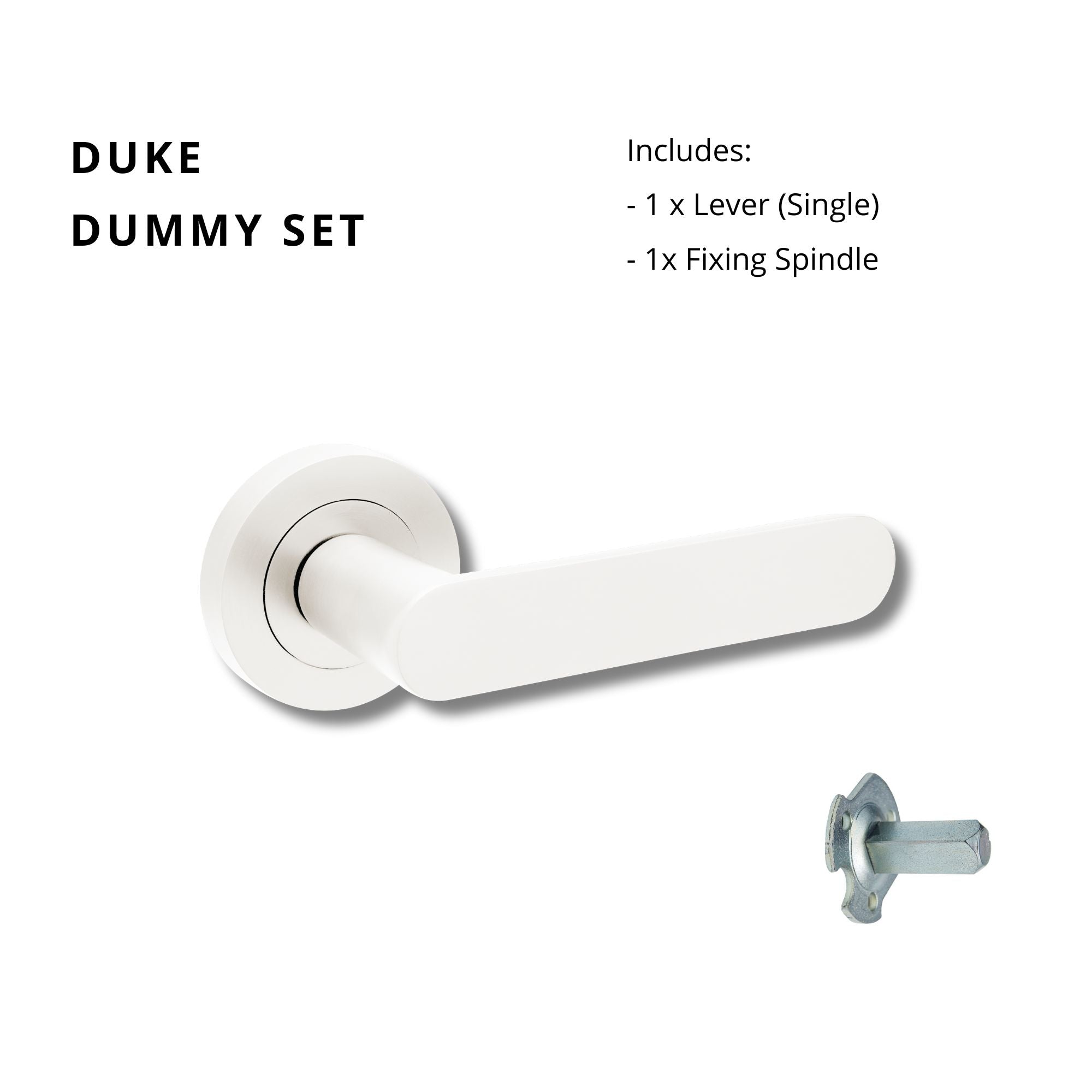 Duke Dummy Set in White