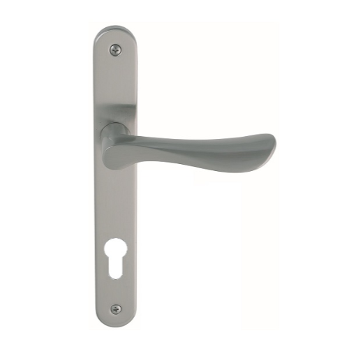 Juno Lever on Longplate (235x32mm) - E85 in Satin Chrome