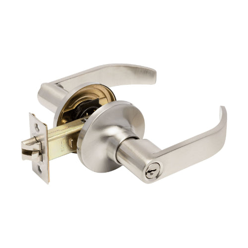 Zenith Entrance Set in Brushed Nickel