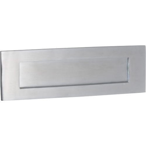 Letter Plate Satin Chrome H100xW300mm in Satin Chrome