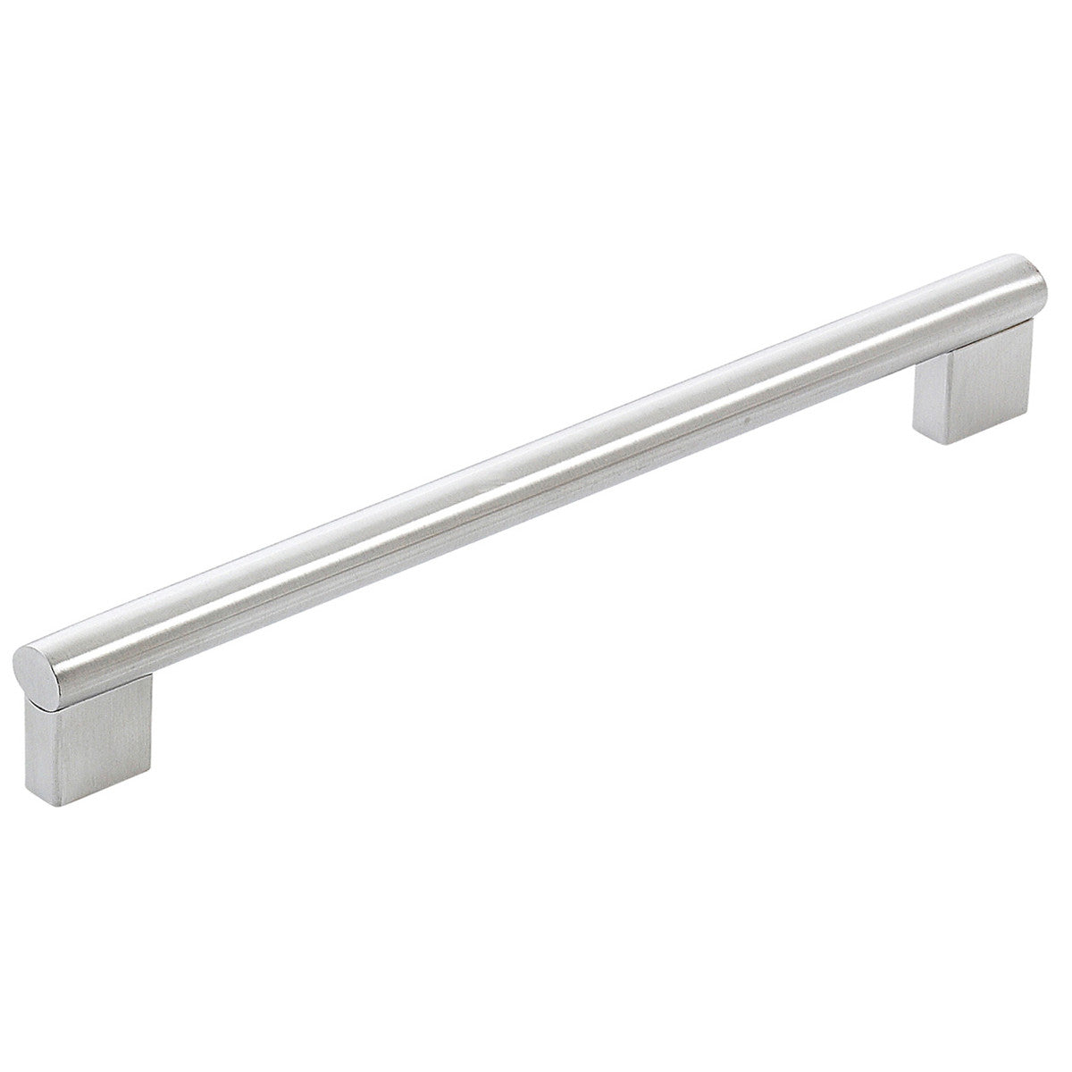 Stainless steel Momo Barletta cabinet pull handle with sleek, modern design for kitchen or furniture drawers.