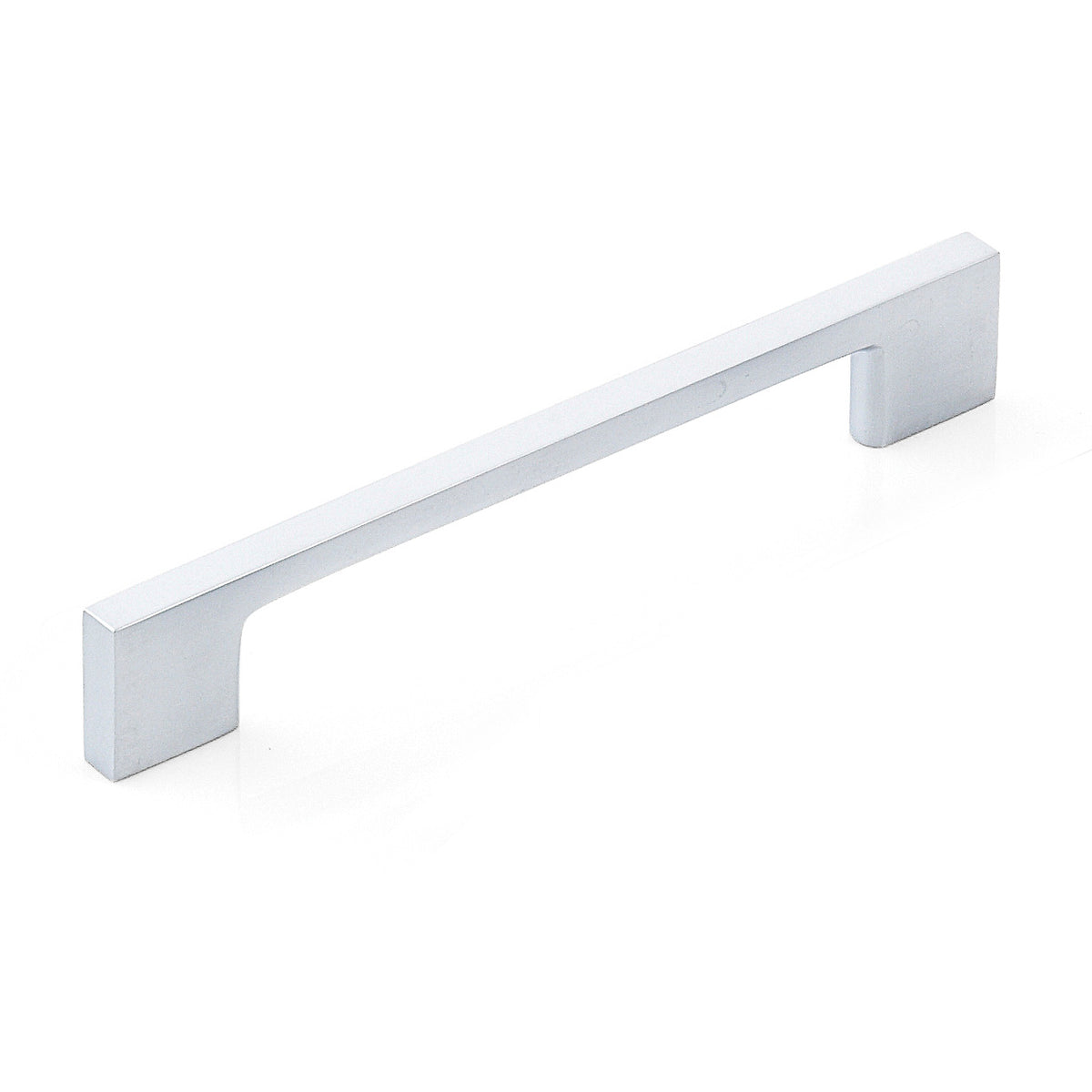 LIVORNO D HANDLE 128MM SATIN CHROME in Satin Chrome