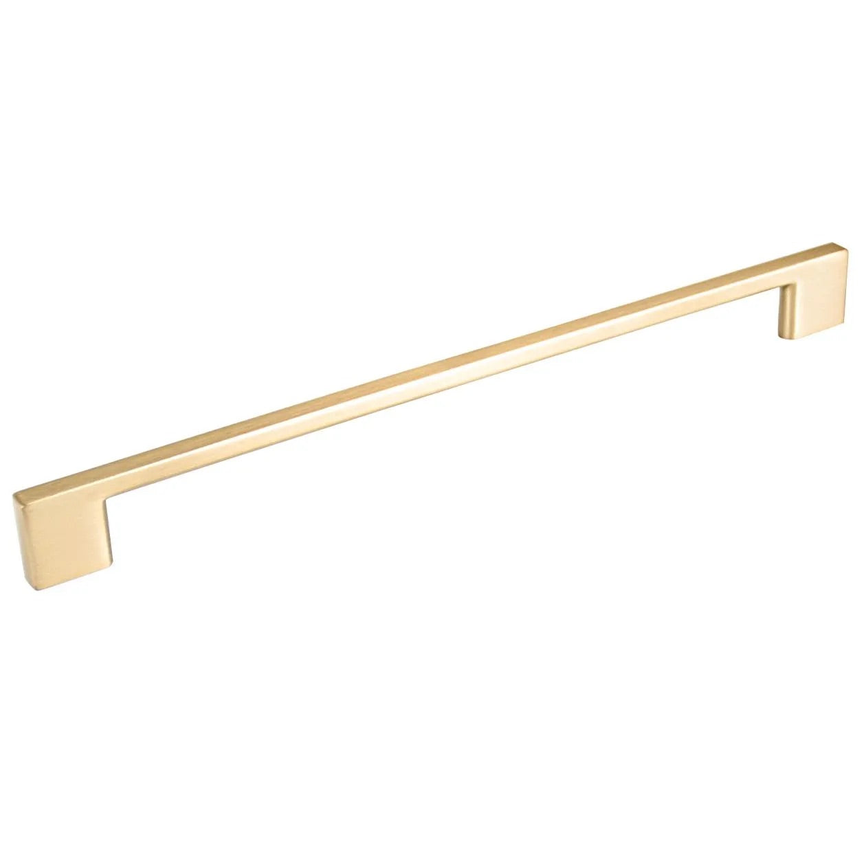 Momo LIVORNO cabinet pull handle in brushed bronze finish, mounted on a dark wooden cabinet.