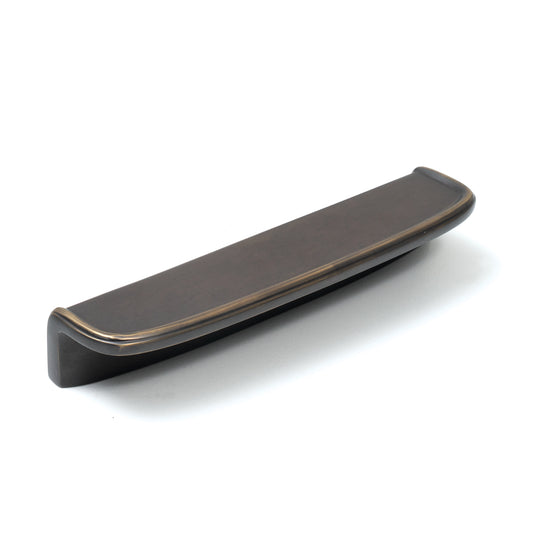 MONACO 96MM PULL HANDLE ANTIQUE BRASS in Antique Brass