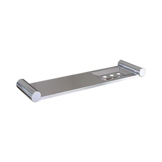 Lawson Round Shelf & Soap Dish 300mm PSS in Polished Stainless Steel