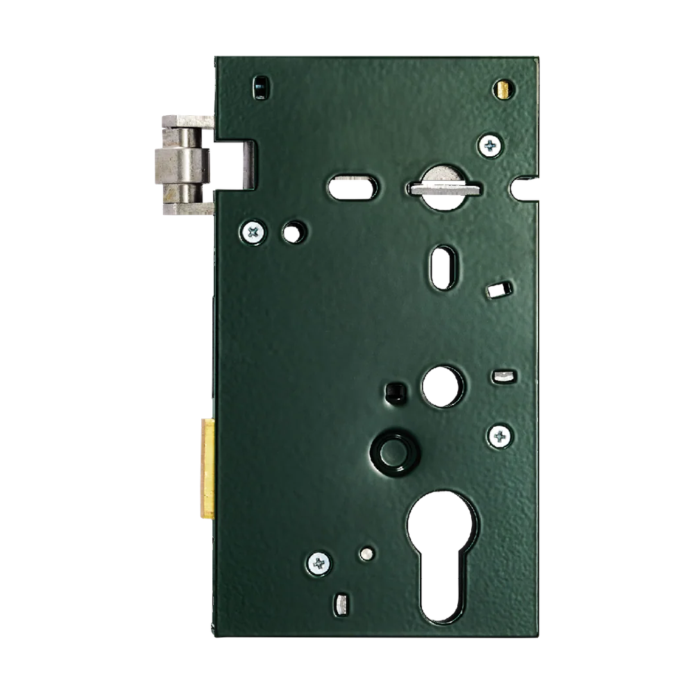 JACKSON LOCKS MORTICE ROLLER LOCK FOR USE WITH EURO CYLINDER in Brass